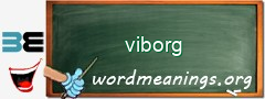 WordMeaning blackboard for viborg